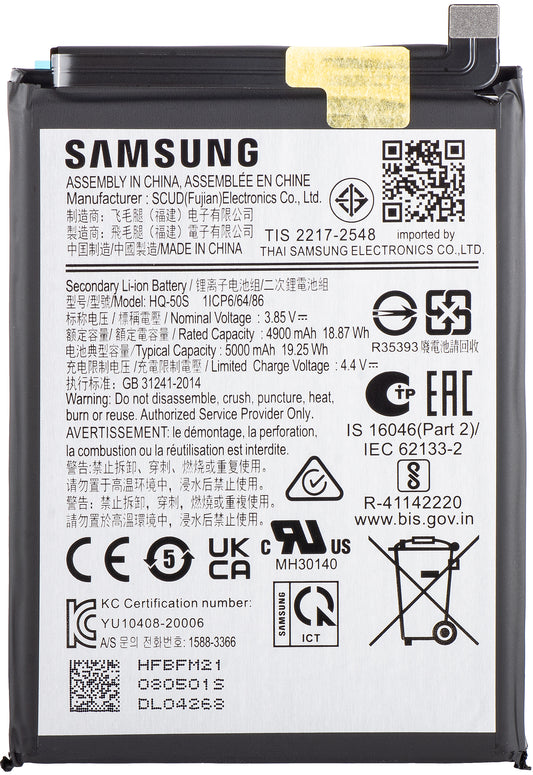 Baterie Samsung Galaxy Galaxy A03 A035 / A02s A025F, SCUD-HQ-50S, servisní balíček GH81-21636A 