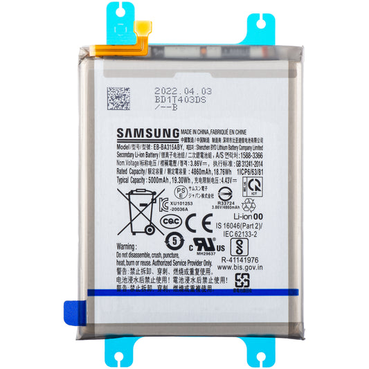 Baterie Samsung Galaxy A22 A225 / A32 A325 / A31 A315, EB-BA315ABY, servisní balíček GH82-25567A 