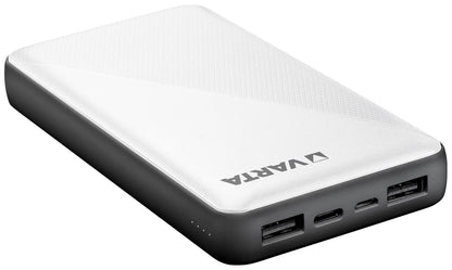 Externí baterie Varta Energy, 15000mAh, 15W, 2 x USB-A - 1 x USB-C, bílá