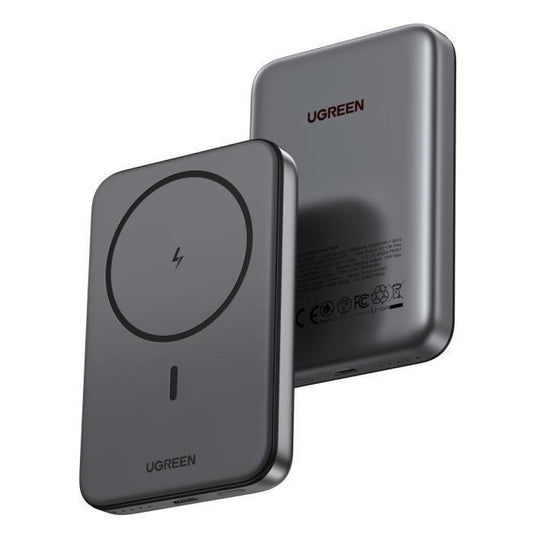 UGREEN PB561 Bezdrátová externí baterie, 10000mAh, 20W, PD + FQI, 1 x QI - 1 x USB-C, černá 