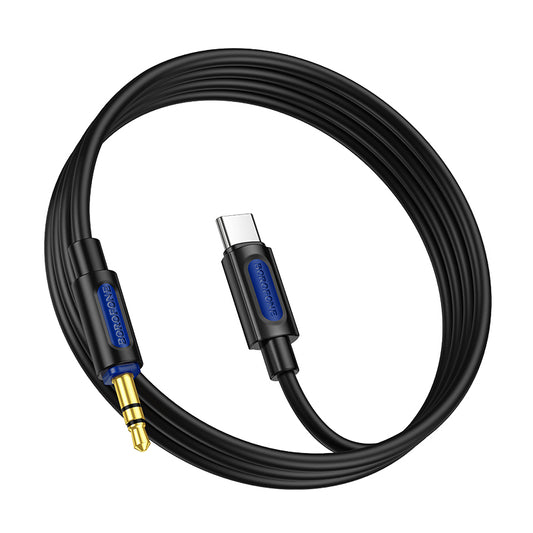 USB-C - 3,5mm audio kabel BL20, 1 m, černý 