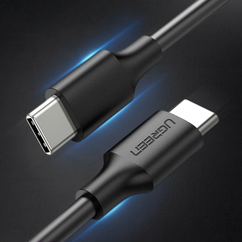 Datový a nabíjecí kabel USB-C - USB-C UGREEN US286, 60W, 1,5 m, černý