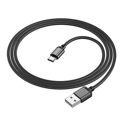 Datový a nabíjecí kabel USB-A - USB-C Borofone BX87 Sharp BX87, 60W, 1m, černý 