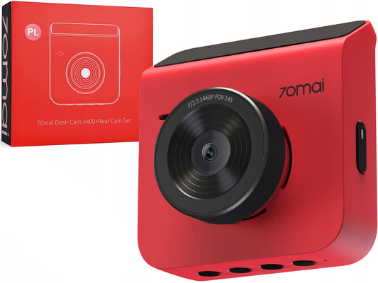 Car Camera 70mai Dash Cam A400, 2K, Wi-Fi, 2inch Display, Pink