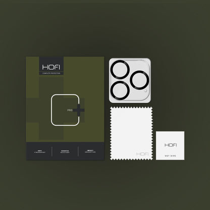Ochranná fólie zadní kamery HOFI CAM PRO+ pro Apple iPhone 16 Pro Max / 16 Pro, chráněná sklem