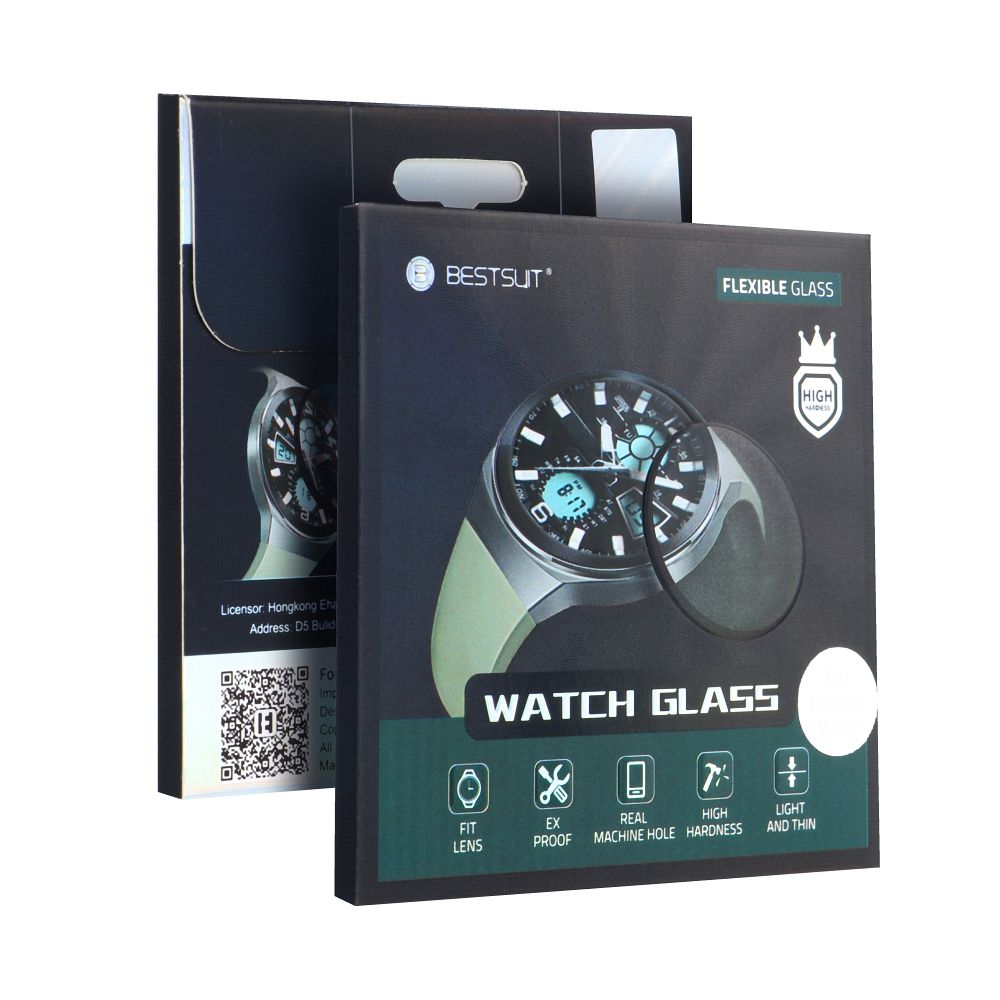 Bestsuit Ochranná fólie pro Huawei Watch 4 Pro, flexibilní sklo, černá