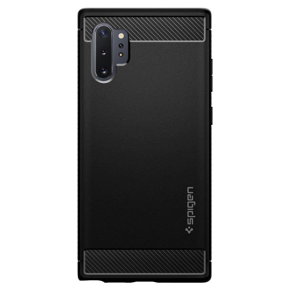 Pouzdro pro Samsung Galaxy Note 10+ 5G N976 / Note 10+ N975, Spigen, Rugged Armour, černé 627CS27331