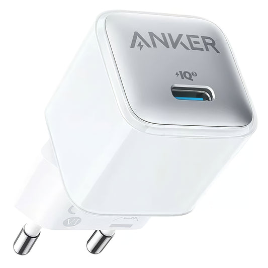 Síťová nabíječka Anker 512 Nano 3, 20W, 3A, 1 x USB-C, bílá A2346G21 