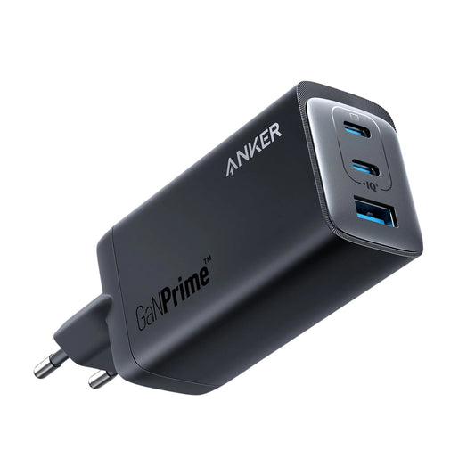 Síťová nabíječka Anker 737, 120W, 5A, 1 x USB-A - 2 x USB-C, černá 